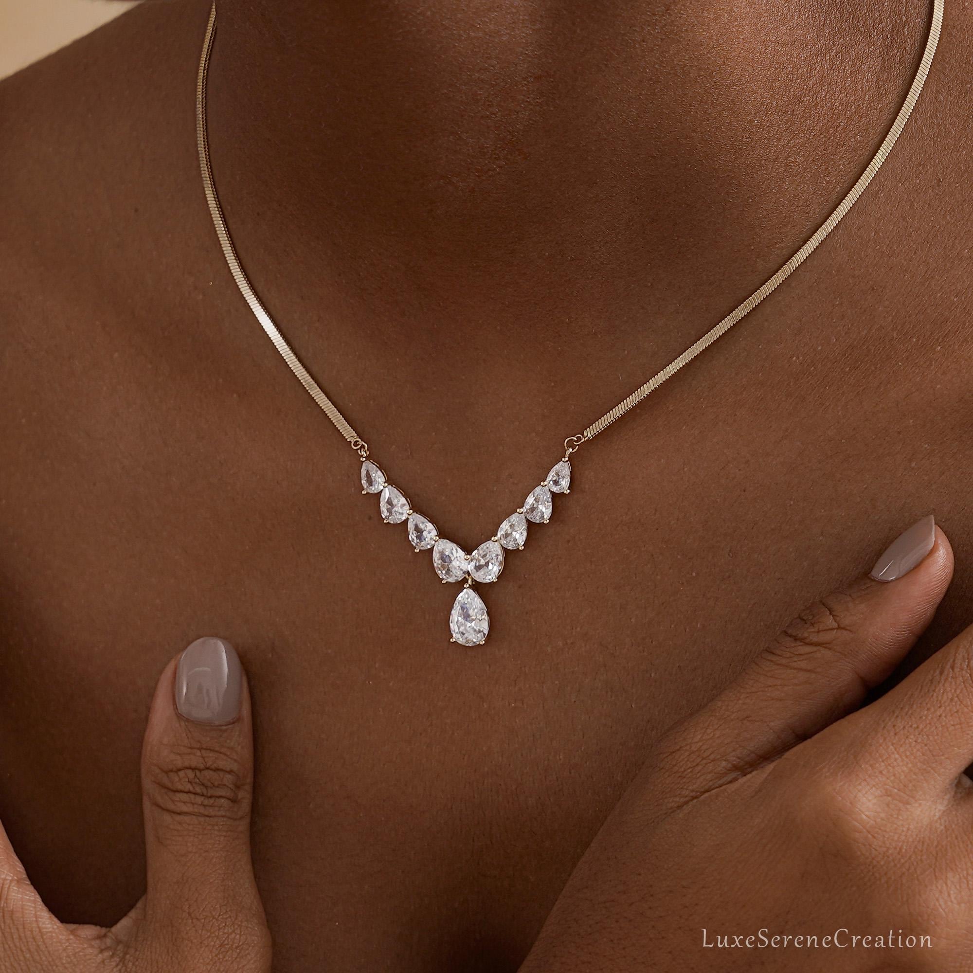 Classic Diamond Choker Necklace Crystal Bridal Statement Wedding Classic Diamond Choker Necklace Crystal Bridal Statement Wedding