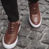 Leather Men's Sneakers Casuas Shoes For Everyday